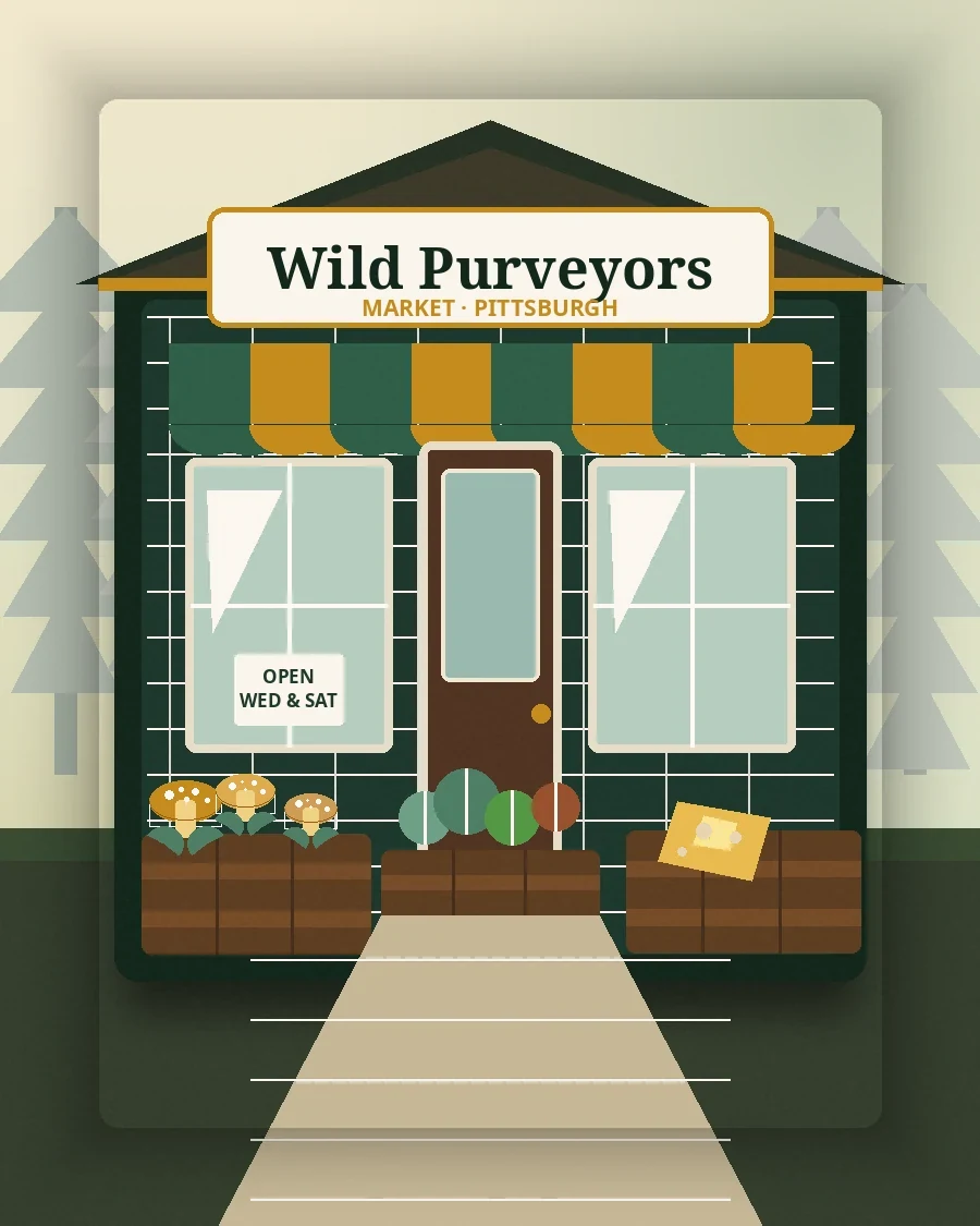 Eksterior Wild Purveyors Market di Jakarta – toko makanan artisan dan organik